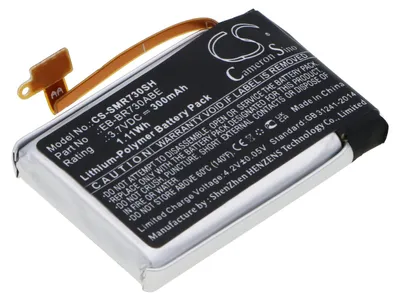 Produktbild von TECHTEK Akku Kompatibel mit [Samsung] Galaxy Gear S2 3G, Gear S2 3G, SM-R730, SM-R730A, SM-R730S, SM-R730T, SM-R730V, SM-R735 Ersetzt EB-BR730ABE, f