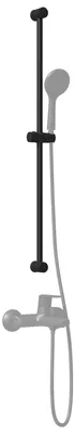 Obrázek produktu pro Držák sprchové hlavice Černá 101 cm Nerezová ocel