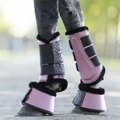 Produktbild von HKM Gamaschen Sparkle, Farbe:lavendel, Größe:L