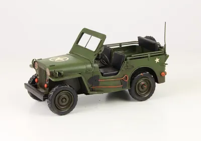 Produktbild von Ein Blechmodell eines Militärjeeps