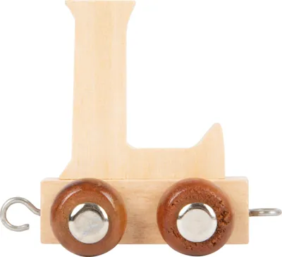Image de Train de lettres en bois L