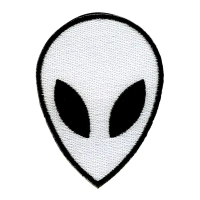 Produktbild von Aufnäher - Alien - Patch weiß