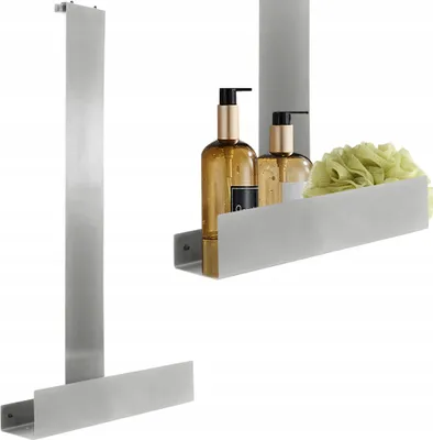 Produktbild von Duschablage zum Hängen Duschregal Badregal Duschkorb Bad Silber