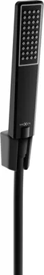 Produktbild von Mexen R-72 Kopfbrausegarnitur mit Regenbrause und Thermostatmischer, Schwarz - 785725052-70