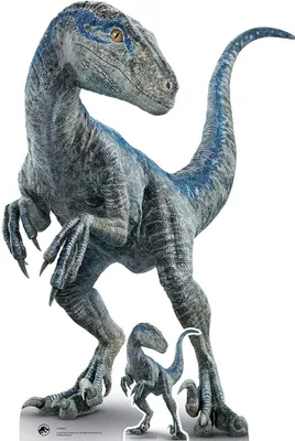 Produktbild von Jurassic World Pappaufsteller Mother Blue Raptor