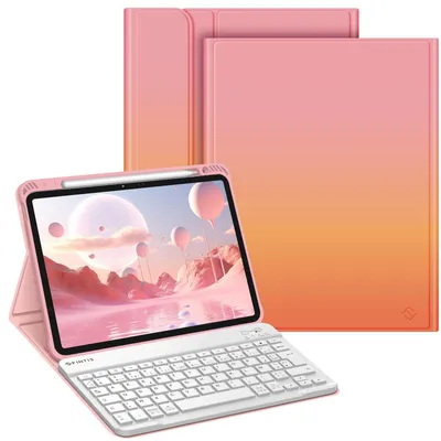 Produktbild von FINTIE AZERTY Tastatur Kompatibel mit iPad Air 11" M4/M3/M2 & 5/4