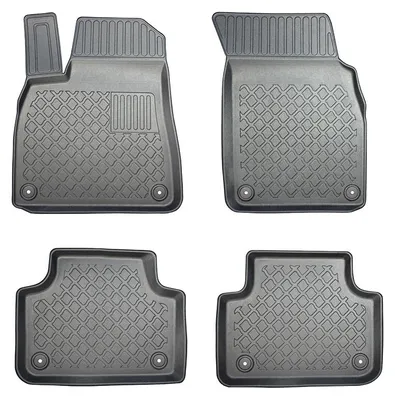 Imagen del producto de MTM Alfombrillas de termoplástico para Audi Q7 (4M) 7 asientos 06.2015-10.2019 , Diseño a Cubeta, a Medida Antideslizante con Borde, cód. 3P 10722