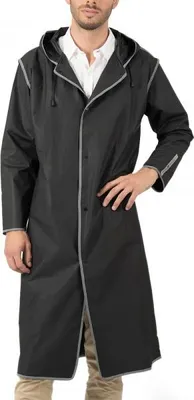 Immagine prodotto di Mackintosh da uomo di alta qualità Perletti Nero/grigio, taglia M, 14224