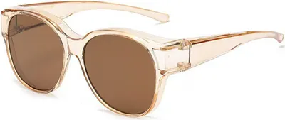 Produktbild von Polarisierte Überbrillen-Sonnenbrille für Damen und Herren, UV-Schutz, übergroße Sonnenbrille zum Umwickeln zum Autofahren, Angeln, Golfen