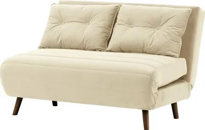 Zdjęcie produktu dla Sofa rozkładana Flic 120 cm-Velluto 2-dark oak