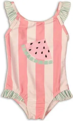 Produktbild von Minoti Badeanzug Wassermelone pink/türkis 3-4 Jahre 98-104