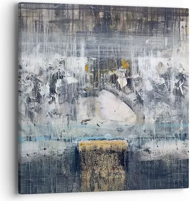 Produktbild von Bild auf Leinwand - Leinwandbild - Abstraktion modern - 40x40cm - Wand Bild - Wanddeko - Wandbilder - Leinwanddruck - Bilder - Kunstdruck - Wanddekoration - Leinwand bilder - Wandkunst - AC40x40-3474