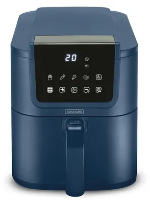 Produktbild von Bourgini 18.4174.00.00, Heißluftfritteuse, 5 l, 60 min, Einzelbild, Schwarz, Blau, Berührung