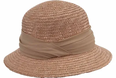 Seeberger Strohborte Glocke in beige