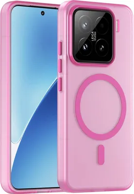 Produktbild von Mobigear Shockproof  Xiaomi 15 MagSafe Hülle Hardcase Backcover - Pink
