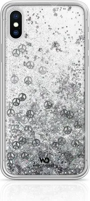 Produktbild von White Diamonds Sparkle, Cover, Apple, iPhone Xs / X, 14,7 cm (5.8"), Silber, Transparent