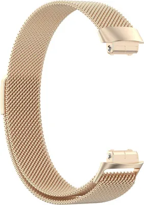 Image de Bracelet de couleur champagne compatible avec Fitbit Inspire 3 – Bracelet Milanese – Champagne – CHPN