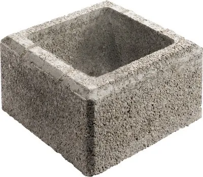 Produktbild von Pfeilerstein Bellamur grau 37,5 cm x 37,5 cm x 20 cm