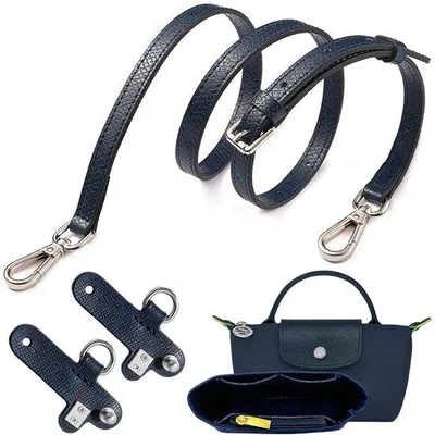 Produktbild von Schnellzugriff-Organizer für Frauen-Tasche, Schulterband für kleine Reisebeutel, blauer Reiseorganizer