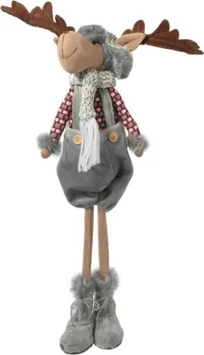 Produktbild von Weihnachts-Rentier-Elch-Stehfigur 55 cm
