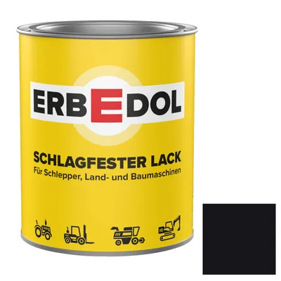 Produktbild von Universal Schwarz matt SL9080 RAL 9005 Erbedol Kunstharzlack 750ml 0225 4065