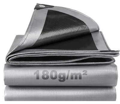 Obrázek produktu pro Víceúčelová plachta o rozměrech 3x4 metry – 180 g/m² polyetylén s vyztuženými oky