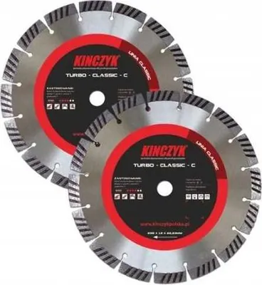 Zdjęcie produktu dla KINCZYK Tarcza diamentowa Turbo do betonu 230 mm