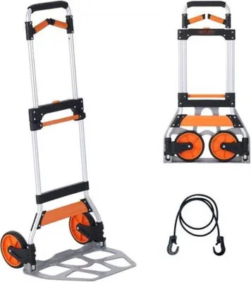 Immagine prodotto di Carrello a mano con manico telescopico - Portata 125 kg