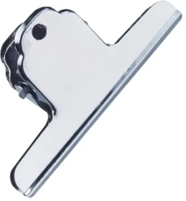 Produktbild von Briefklemmer 100mm chrom VE=48x10 Stück