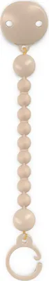 A product shot of a pacifier clip.