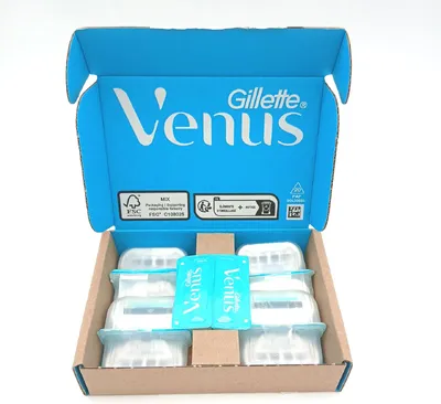 Produktbild von Gillette Rasierer Damen Rasierklingen Venus Deluxe Sensitiv Ersatzklingen 10 Stück