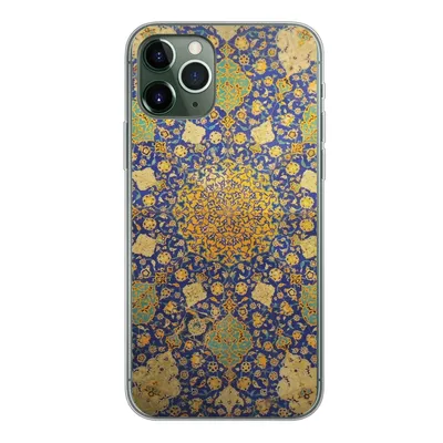 Produktbild von MuchoWow® Handyhülle Schutzhülle Hülle für iPhone 11 Pro Kreis - Decke - Blau Silikon Softcase Handy Hülle - Handy