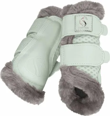 Produktbild von Eskadron Gamaschen " MESH FAUXFUR " , SHETTY Größe - XXS Farbe - powder green