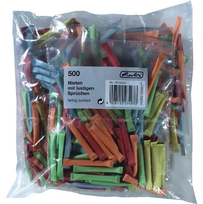 Produktbild von Herlitz blanks 500 pieces stapled assorted colours