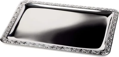 Zdjęcie produktu dla Taca Assheuer i Pott Beautiful food wykonana ze stali nierdzewnej 42x31cm
