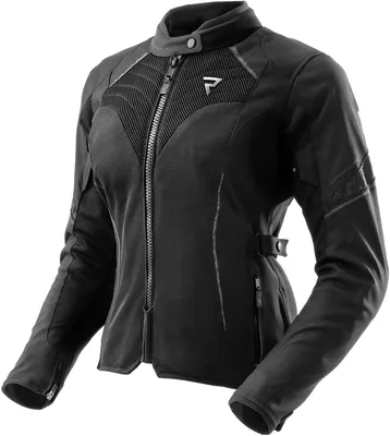 Immagine prodotto di Giacca da moto in tessuto impermeabile Rebelhorn Jax da donna, nera, 7XL