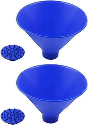 Immagine prodotto di Set di raschietti per pneumatici - Cuscinetti da neve e spirali - Blu