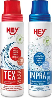 Produktbild von Hey Sport Doppelpack Tex und Impra Wash je 250 ml