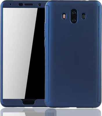 Productafbeelding van Beschermhoes voor Huawei Mate 10, volledige hoes met schermbescherming, 360 graden, blauw