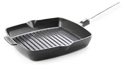 Keramische Grillpfanne 26 cm, antihaft, ohne PFAS, induktionsgeeignet