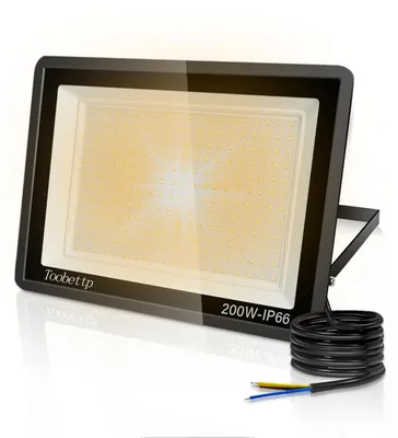 LED-Strahler 200 W, 20.000 lm, 3500 K, warmweiß, IP66