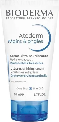 Image de Bioderma Atoderm Crème ultra-nourrissante Mains & Ongles 50 ml