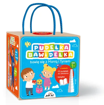 Productafbeelding van Een set doosjes en een boekje: de speelgoeddozen Mania en Tynio