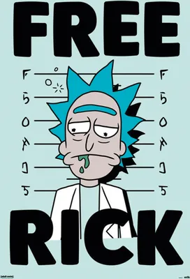 Produktbild von Poster rick und morty frei rick