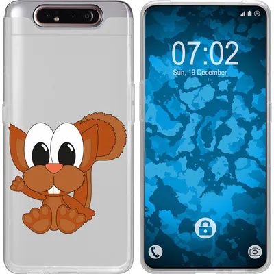Produktbild von PhoneNatic Case kompatibel mit Samsung Galaxy A80 Silikon-Hülle Cutiemals M8