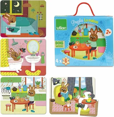 Zdjęcie produktu dla Vilac 2643, 24 szt., Animals, 2 lat(a)