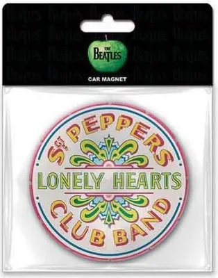 Obrázok produktu pre The Beatles - Magnet do auta "Sgt Pepper Drum" RO11230 (Jedna veľkosť) (farebný)