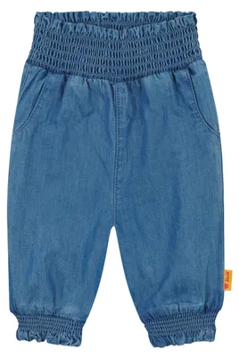 Immagine prodotto di Pantaloni Steiff, taglia EU 62, colore blu "Colony". Pantaloni per bambini, adatti a ogni occasione, con gambe ampie