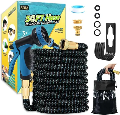Produktbild von Gartenschlauch 30 m, flexibel, Knickschutz, für Garten