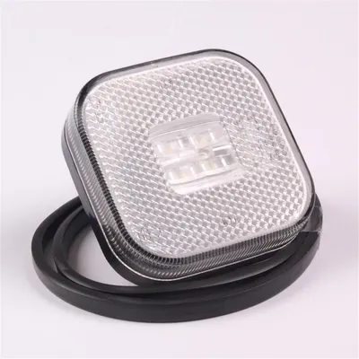 Produktbild von LED Begrenzungsleuchte 12-36V, schwarz, 62x62mm, E9-Zulassung für Anhänger, Trailer, LKW